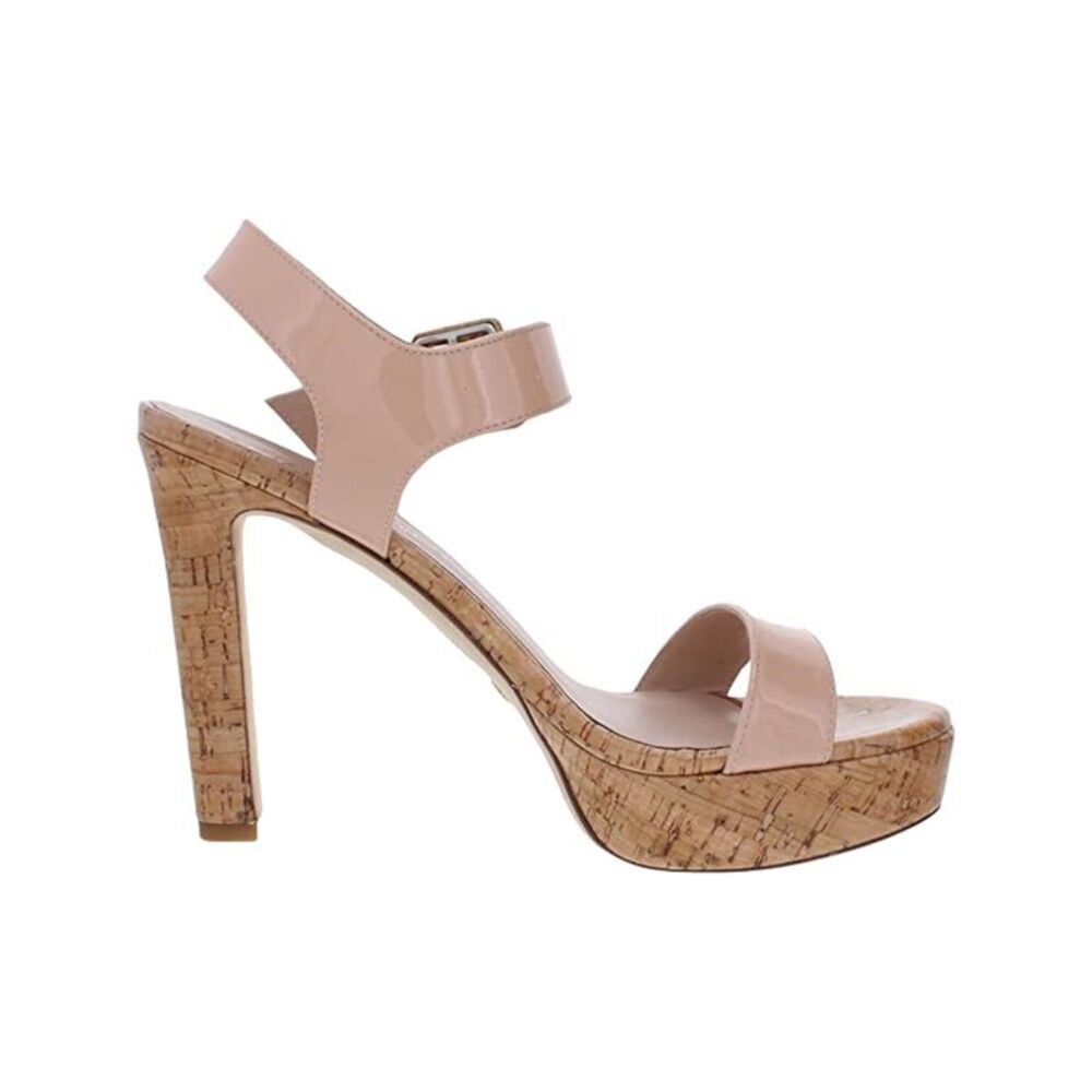 STUART WEITZMAN Womens Pink 1-1/2" Platform Alesha Stiletto Sandals 9.5 M - Picture 2 of 3
